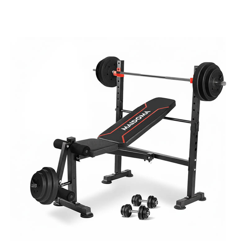 MAIDOMA 1500LBS Olympic Weight Bench Set with Leg Extension